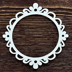 Украшение из чипборда "Античная рамка " (AL) Украшение из чипборда "Античная рамка " (AL)