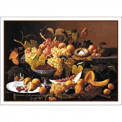 Тканевая карточка "Дары осени. Сладкий виноград" (ScrapMania)