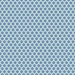 Отрез ткани 50х70 см "Цветок-звездочка, цвет синий" (Tilda)