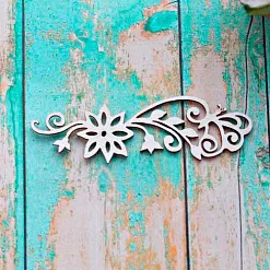 Украшение из чипборда "Веточка" (ScrapКрым)