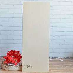 Заготовка для открытки 8,5х22 см из дизайнерской бумаги Sirio Pearl Merida Cream Заготовка для открытки 8,5х22 см из дизайнерской бумаги Sirio Pearl Merida Cream