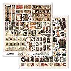 Бумага 20х20 см "Оттенки прошлого. Картинки" (Ромалетта) Бумага 20х20 см "Оттенки прошлого. Картинки" (Ромалетта)