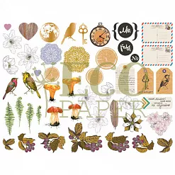 Набор вырубок "Тайны леса", 48 шт (EcoPaper)