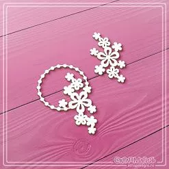 Чипборд "Круглая рамка с цветами", 3,6х5,7 см (СкрапМагия) Чипборд "Круглая рамка с цветами", 3,6х5,7 см (СкрапМагия)