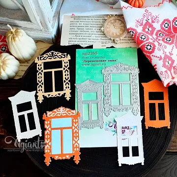 Нож "Деревенские окна", 5,5х8 см (Agiart)