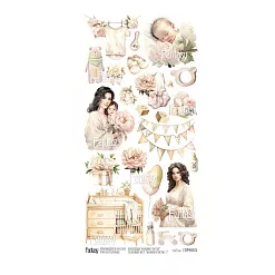 Тканевый лист 13х27 см "Мамино счастье - 2" (Fantasy) Тканевый лист 13х27 см "Мамино счастье - 2" (Fantasy)