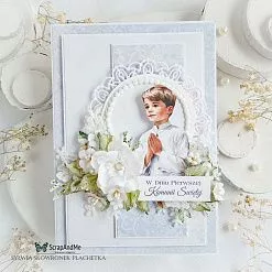 Бумага 30х30 см "White Roses. First Communion Boy 5" (ScrapAndMe)