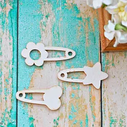 Набор украшений из чипборда "Булавочки" (ScrapКрым)