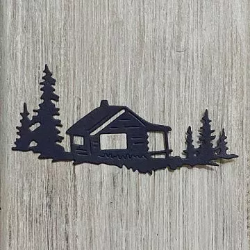 Нож "Домик в лесу", 5х9,5 см (ArtScrap)