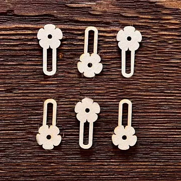 Набор украшений из чипборда "Анкер. Цветочек" (AL)