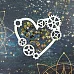 Шейкер "Сердечко с шестеренками. Большой", 9х9,6 см (CraftStory)