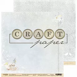 Бумага "Зимний ангел. Снегопад" (CraftPaper)