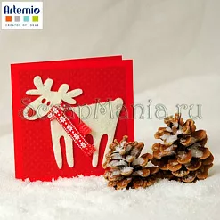 Набор лент "Новогодние мотивы в красно-белом" (Artemio) Набор лент "Новогодние мотивы в красно-белом" (Artemio)