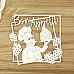 Украшение из чипборда "Bon Appétit c поваром. В рамке" (Просто небо)