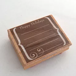 Резиновый штамп на деревянной основе "Журналинг"