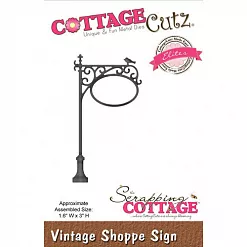 Форма для вырубки "Столб с вывеской" (CottCutz) Форма для вырубки "Столб с вывеской" (CottCutz)