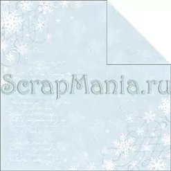 Бумага перламутровая "Падающий снег" 
