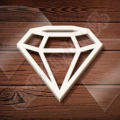 Шейкер "Бриллиант. Алмаз", 8 см (СкрапМагия) Шейкер "Бриллиант. Алмаз", 8 см (СкрапМагия)