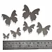 Набор акриловых зеркальных украшений "Бабочка 2", 6 шт (Лазер) Набор акриловых зеркальных украшений "Бабочка 2", 6 шт (Лазер)