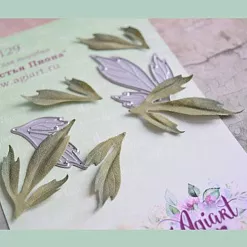 Нож "Листья пиона", 4,8х3,2 см (AgiArt)