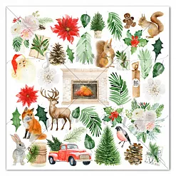 Бумага "Winter traditions. Лист для вырезания" (Summer Studio) Бумага "Winter traditions. Лист для вырезания" (Summer Studio)