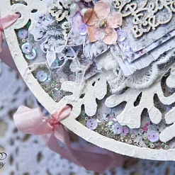 Заготовка для альбома 20х20 см "Снежинка 2" (CraftStory)