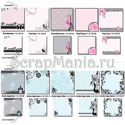 Набор высечек 30х30 см "Это жизнь" (Melissa Frances)