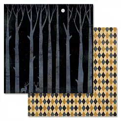 Бумага "Дневник туриста. Лунная ночь" (ScrapMania)