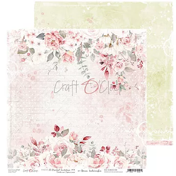 Бумага 30х30 см "A cordial invitation 3" (CraftO'clock)