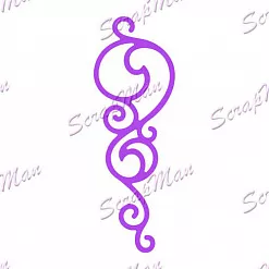 Нож для вырубки "Орнамент 10" (Scrapman)