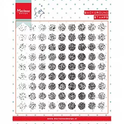 Штамп фоновый "Потертые точки" (Marianne design)