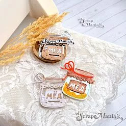 Нож "Пчелиные истории. Медок", 5х5,2 см (ScrapMania) Нож "Пчелиные истории. Медок", 5х5,2 см (ScrapMania)