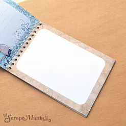 Блокнот на пружине А6 "Записки путешественника", 16 листов (ScrapMania)