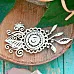 Украшение из чипборда "Мехенди. Узор 2" (ScrapКрым)