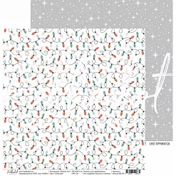 Бумага "Новый кот. Огоньки" (Polkadot)