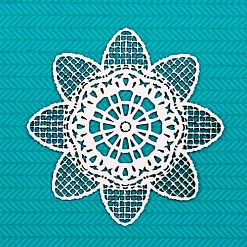 Украшение из чипборда "Салфетка. Подсолнух" (CraftStory)