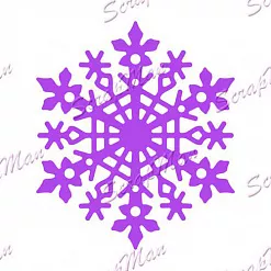 Нож для вырубки "Снежинка 5" (Scrapman)