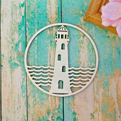Украшение из чипборда "Маяк" (ScrapКрым)