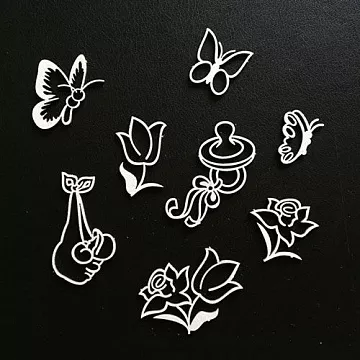 Набор украшений из чибпорда "Маленькое счастье" (Fleur-design)