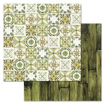 Бумага "Рецепты старого буфета. Плиточки" (ScrapMania)