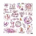 Бумага 30х30 см "Violet Whisper. Для вырезания. Картинки" (Margaret)