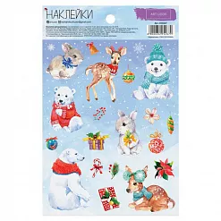 Наклейки 12х19 см "Зима в лесу" (АртУзор)
