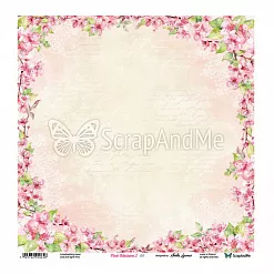 Бумага 30х30 см "Pink Blossom 2 05/06" (ScrapAndMe)