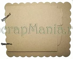 Заготовка для альбома "Ажурный край" 18х15 см (А-Хобби) Заготовка для альбома "Ажурный край" 18х15 см (А-Хобби)