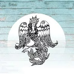 Штамп "Царевна-птица", 7х8 см (Креатив) Штамп "Царевна-птица", 7х8 см (Креатив)