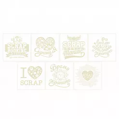 Блок бумажный "Скрап-заметки" (Скрапология)