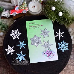 Нож "Снежинки сет №9" 4,3х4,3 см (Agiart)