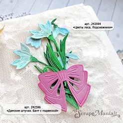 Нож "Цветы леса. Подснежники", 4,5х9,3 см (ScrapMania) Нож "Цветы леса. Подснежники", 4,5х9,3 см (ScrapMania)