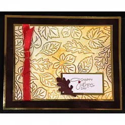 Папка для тиснения А6 "Листопад" (Darice) Папка для тиснения А6 "Листопад" (Darice)