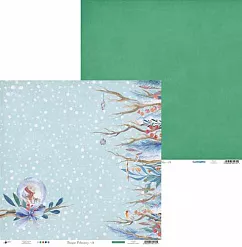 Набор бумаги 15х15 см "North Pole", 24 листа (Piatek13)